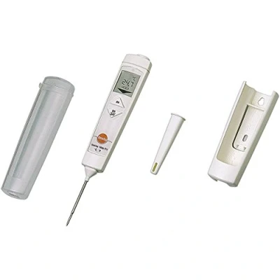 Immagine di testo 106 Set Termometro a penetrazione HACCP Campo di misura temperatura 50 fino 275 C Sensore tipo NTC Conforme