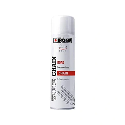 Immagine di IPONE Grasso per Catena Moto Colore Bianco Formulazione anticorrosione Resistente all&#039;Acqua 250 ml