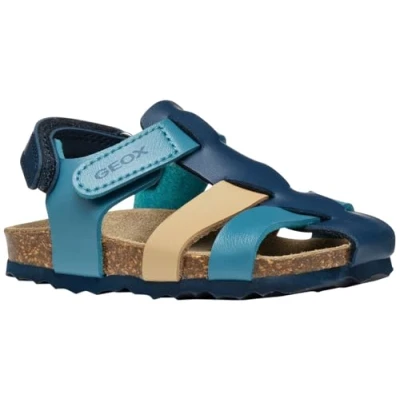 Immagine di Geox B Sandal CHALKI Boy, Bimbo 0 24, Navy/Camel, 22 EU