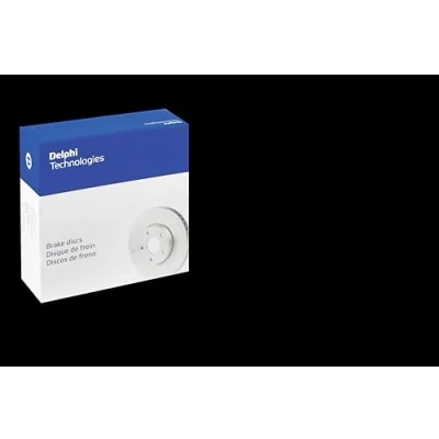 Immagine di DELPHI BG5021C Disco freno 294 22 4 ventilato, intagliato/perforato rivestito non trattato senza cuscinetto ruota, anello sensore ABS