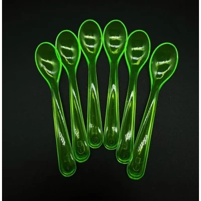 Immagine di Kimmel 21 000 3313 1 Cucchiaini in plastica per uova, 6 pezzi, colore: Verde trasparente