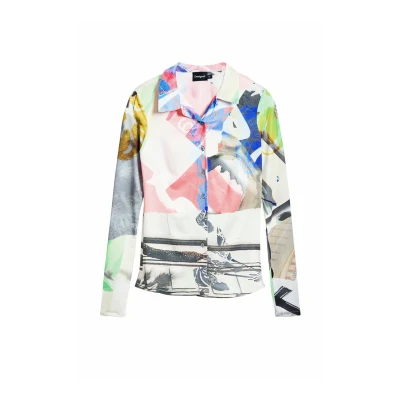 Immagine di Desigual Collage Buttoned Camicia multicoloured, Donna, Taglia: XS, Multi coloured