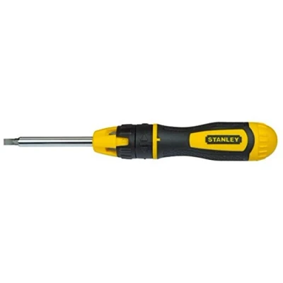 Immagine di STANLEY STHT0 62574 Cacciavite PortaInserti a Crichetto, Set di 20 Inserti