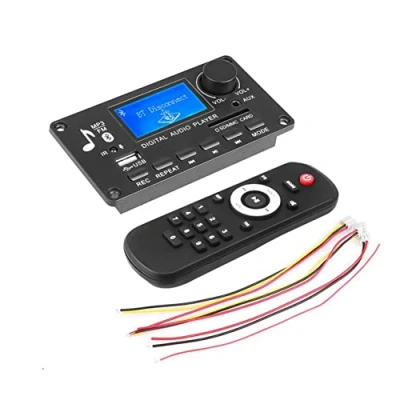 Immagine di Gullermo DC 12V Scheda di Decodifica MP3 Amplificatore Ricevitore Autoradio Lettore Bluetooth V5.0 Modulo SD USB Registrazione FM AUX