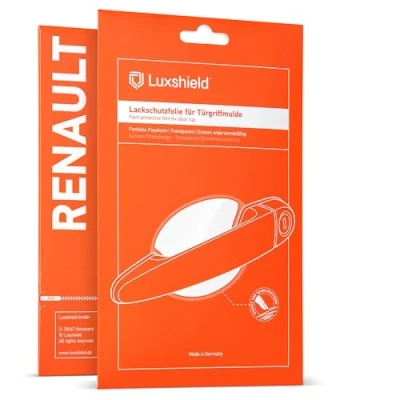 Immagine di Luxshield Pellicola Protettiva Maniglia della Portiera Auto per Renault Captur II I 2020 2024 Protezione AntiGraffio, Vernice Trasparente