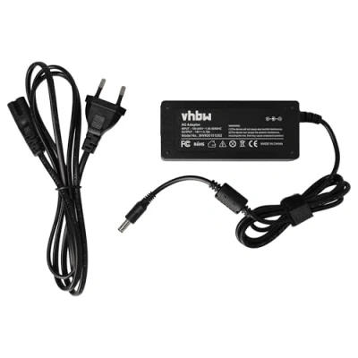 Immagine di vhbw alimentatore compatibile con Samsung NP R60S, R60Y, R610, R620, R65, R70, R700 notebook, 60 W