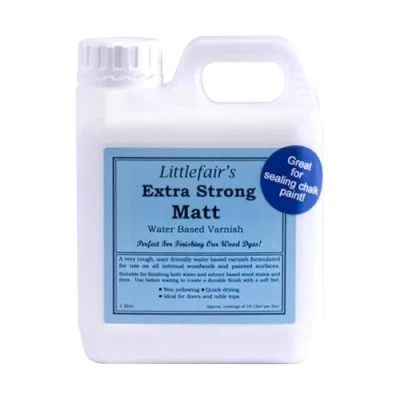 Immagine di Vernice extra forte a base d&#039;acqua di Littlefair (1ltr, Matt)