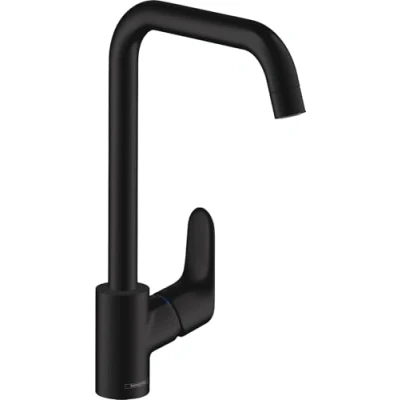 Immagine di hansgrohe Focus M41 Miscelatore monocomando da cucina 260, 1 getto, nero opaco, 31820670