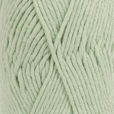 Immagine di Aran Weight, gomitolo di filato 100% cotone per lavori a maglia e uncinetto, 4 o medio, 51 g, 80 m (21 verde menta)