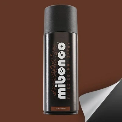 Immagine di Mibenco 71428014 Vernice marrone, opaco aerosol 400ml Flüssiggummi spray
