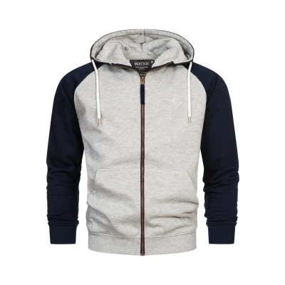 Immagine di Indicode Jeans Inpulko Felpa con zip, Uomo, Taglia: Small, Lt grey mix