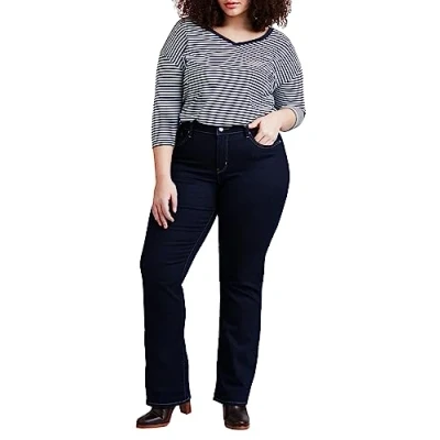 Immagine di Levi&#039;s Plus Size 315 Shaping Bootcut, Jeans Donna, Darkest Sky, 22 M