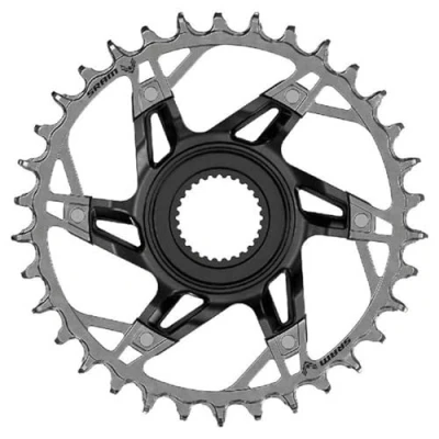 Immagine di Sram T Type XX, 12 F, Corona Unisex Adulto, Nero/Argento, 34 Denti