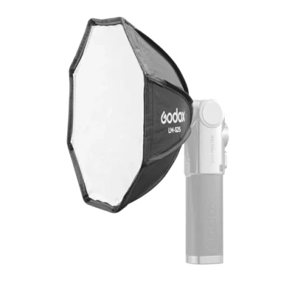 Immagine di Godox LM S25 Mini diffusore softbox ottagonale compatibile con il flash della fotocamera retrò Lux Master