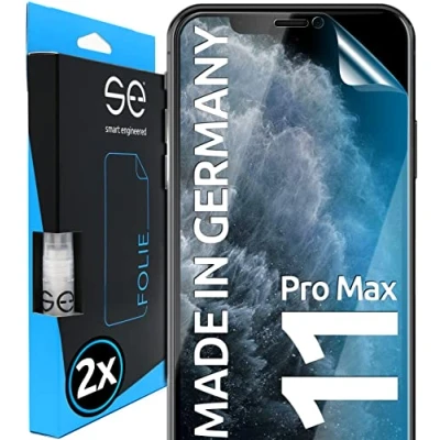 Immagine di smart engineered 3D Pellicola Protettiva per schermo Apple iPhone 11 Pro Max [2 pezzi Transparente, Case friendly, qualità dell&#039;immagine full HD,Pellicola TPU