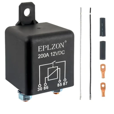 Immagine di EPLZON 200A 12V DC 4 Pin SPST RL280 ZL180 Starter Heavy Duty Relè Split ON/OFF Per Veicolo Automobile Camion Barca Avviamento Motore
