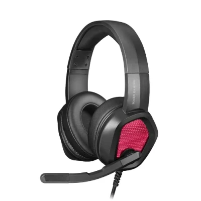 Immagine di Mars Gaming MH320 Black, Cuffie Al Neodimio, Flusso RGB, Microfono E Scatola Di Controllo