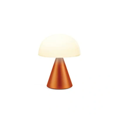 Immagine di Lexon Mina Lampada a LED portatile, 24 ore di durata della batteria, 9 colori ambientali con interruttore pressione, impermeabilità IPX4, ricarica QI o USB C (Sugarpine Air Mesh Donna)