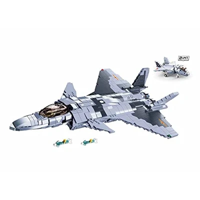Immagine di Sluban Model Bricks J 20 Mighty Dragon Fighter 926pcs, M38 B0931, Multicolore