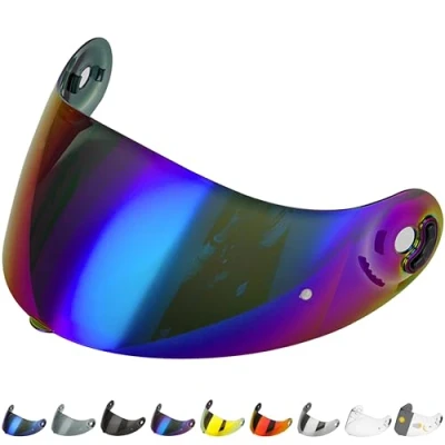 Immagine di Everalo Visiera Casco Compatibile con X lite 803 803rs 802 802R 702 702GT 661 603 Pinlock Ready Nolan Antigraffio e Antinebbia (Arcobaleno)