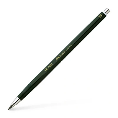 Immagine di Faber Castell 139403 Matita a scatto TK 9400, spessore mina: 2 mm, durezza: 3B, colore fusto: verde