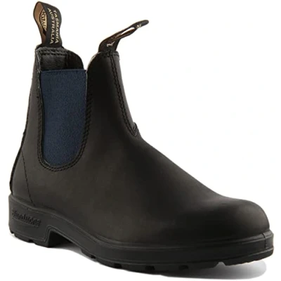 Immagine di Blundstone Originals 500 Series Unisex Stivaletti, Taglia: 38, Nero/blu Pelle
