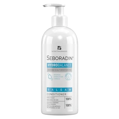Immagine di Seboradin Balsamo Capelli Idratazione Intensiva Per Tutti I Tipi Di Idratante Secchi Elasticità Migliorata Aloe Vera Glicerina Vegetale Hydro Ballance 400 ml