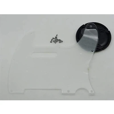 Immagine di Dopro Trasparente 8 fori Tele Guitar Battipenna antigraffio Piastra per USA/Messicana FD Telecaster