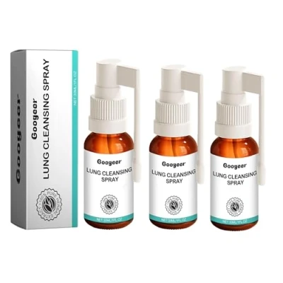 Immagine di 3 Pcs Medilisk Lung Cleansing Spray, Herbal Googeer Cleanse Mist, Spray Lung, Powerful Support &amp;