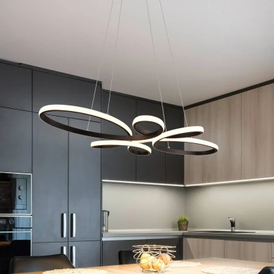 Immagine di Trio Lampada a sospensione di design Fly nero 345619132