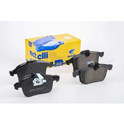 Immagine di metelligroup 22 0539 0 Pastiglie Freno Anteriori E Posteriori, Made in Italy, Pezzo di Ricambio per Auto/Automobile, Kit da 4 Pezzi, Certificate ECE R90, Prive Rame