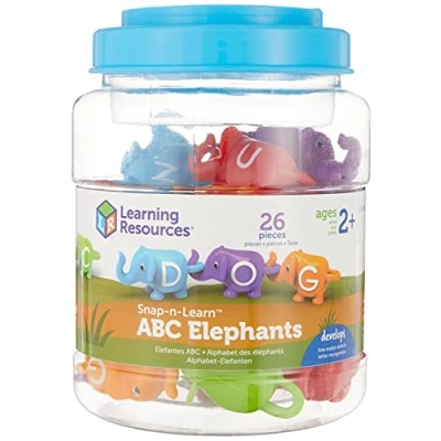 Immagine di Learning Resources Elefanti per imparare l’alfabeto Snap n Learn