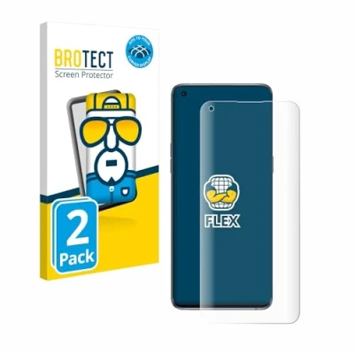 Immagine di brotect Pellicola Copertura Completa per Oppo Find X5 Pro (2 Pezzi) Full Cover 3D Curvo