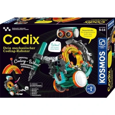 Immagine di Kosmos Codix Dein mechanischer Coding Roboter Giocattoli robot, Colore Scatola per esperimenti, ‎29 x 42.6 8 cm, 620646