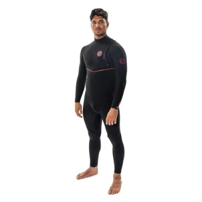 Immagine di Rip Curl Mens Flashbomb Fusion 4/3mm Zip Free Wetsuit 15PMFS Black Size XL