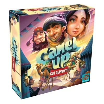 Immagine di Pretzel Games Asmodee Camel Up ben confezionato, gioco di base, famiglia, strategia, Tedesca, Multi Colored (PRGD0002)