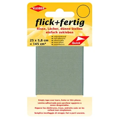 Immagine di Kleiber Nastro per riparazioni in nylon autoadesivo Flick Plus Fertig 145 cm², Beige