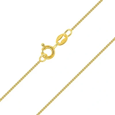 Immagine di PLANETYS Catenina Argento Sterling 925 Placcato Oro 18K Modello Veneziana Larghezza: 1 mm Lunghezza: 60 cm