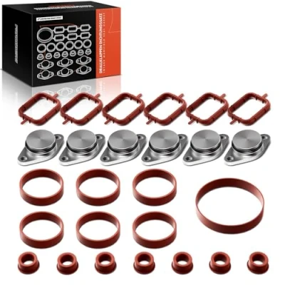 Immagine di Valvole a Turbina Ponte di Aspirazione con Set Guarnizioni 6x32 mm per E38 E39 E46 E60 E61 E63 E64 E65 E66 E67 E81 E82 E88 E90 E91 E93 X3 E83 X5 E53 E87 E70 X6 E71 E72 1162246949