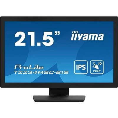 Immagine di Iiyama ProLite T2234MSC B1S Monitor touch screen ERP: E (A G) 54.6 cm (21.5 pollici) 1920 x 1080 Pixel 16:9 8 ms DisplayPort IPS LCD