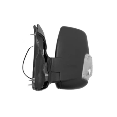 Immagine di Specchietto retrovisore esterno Prasco FD9137104 Sx nero bianco elettrico termico, Braccio specchio corto, convesso FORD: Transit Mk7 Van