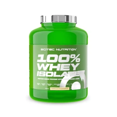Immagine di Scitec Nutrition 100% Whey Isolate Puro potere proteico con BCAA Glutammina e Arginina Formula senza zucchero glutine, 1816 g, Vaniglia