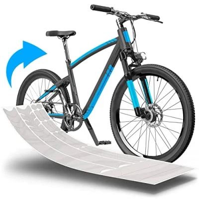 Immagine di Pellicola Protettiva per Vernice Mountain Bike, BMX, Bici da Corsa/Strada/Trekking ECC. Set Telaio 21 Pezzi Resistente all&#039;Impatto di Pietre Trasparente Lucido &amp; Autoadesivo