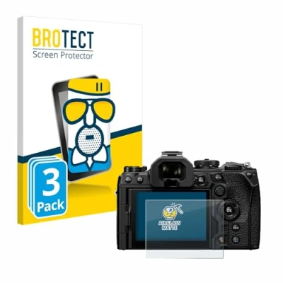 Immagine di brotect Pellicola Vetro Opaca per Olympus OM System 1 Mark II (3 Pezzi) Protezione Schermo [Anti Riflesso, Durezza 9H]