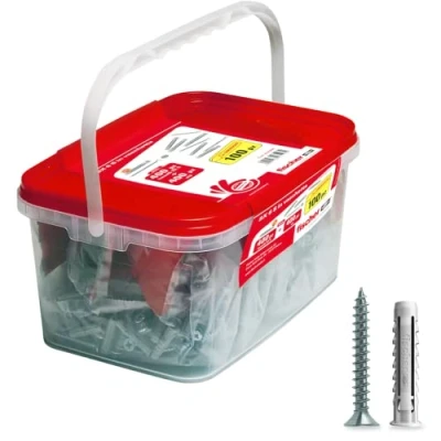 Immagine di fischer Propack SX 6 S Vaschetta 400 Tasselli 6x30 con Vite, 800pz Totali