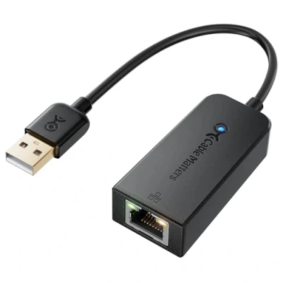 Immagine di Cable Matters Adattatore da USB a Ethernet Gigabit per Console Switch e laptop (adattatore 3.0 10/100/1000 Mbps)