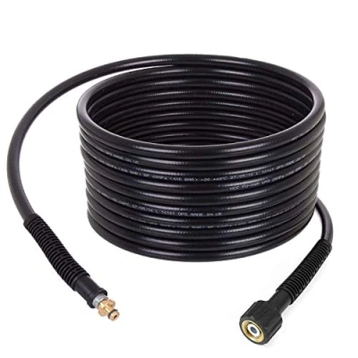 Immagine di TECHKAR Accessori per Idropulitrici Karcher Tubo K2 di Ricambio 200 bar K3 K4 K5 K6 K7 Home Series M22 con Connettore tipo K da 10 mm 25 m