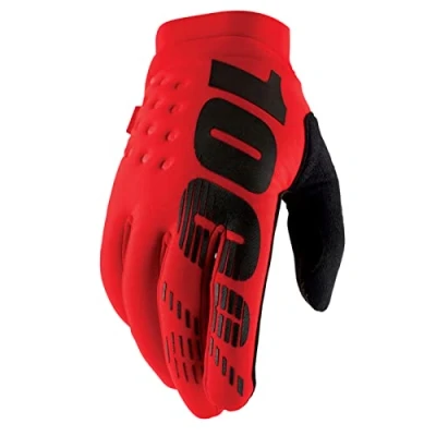 Immagine di 100% Brisker Gloves Red XL, Guanto Unisex Adulto, Rosso (Rosso)