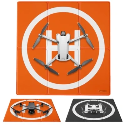 Immagine di SYMIK LP500 Drone Landing Pad 20&#039;&#039;/50cm, Piattaforma Di Atterraggio (2x3 volte) Pieghevole Rapida Pesato Impermeabile per DJI Mini 4 Pro/Mini 3 2 SE/Mini 2/Mini 4K, Air 3S/Air 3/Air 2S