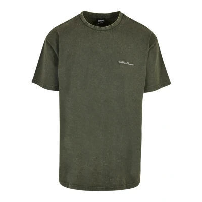 Immagine di Urban Classics Small Embroidery Tshirt basic, Uomo, Taglia: Small, Bottlegreen